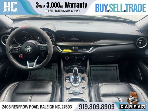 Used 2020 Alfa Romeo Stelvio Ti w/ Active Blind Spot Package AWD/4WD image 22