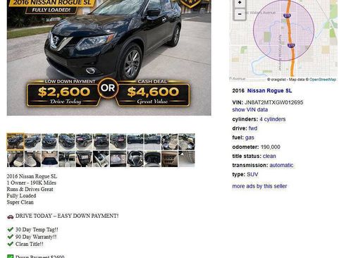 Used 2016 Nissan Rogue SL FWD image 23