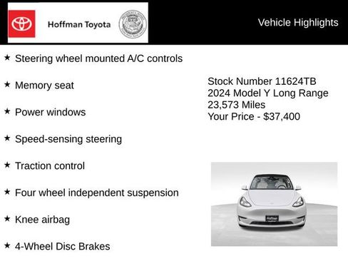 Used 2024 Tesla Model Y Long Range AWD/4WD image 16