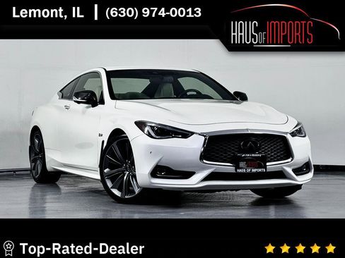 Used 2020 INFINITI Q60 Red Sport 400 w/ Carbon Fiber Package image 1