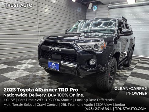 Used 2023 Toyota 4Runner TRD Pro AWD/4WD image 1
