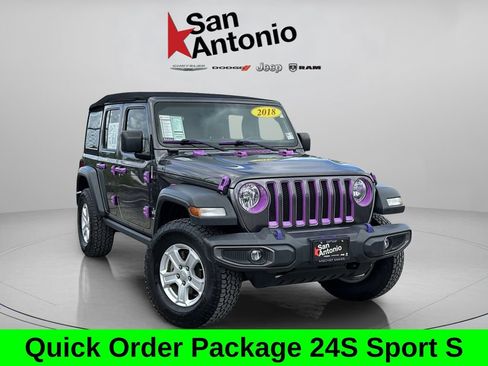 Used 2018 Jeep Wrangler Unlimited Sport S AWD/4WD image 2