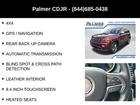 Used 2019 Jeep Grand Cherokee Limited AWD/4WD image 6
