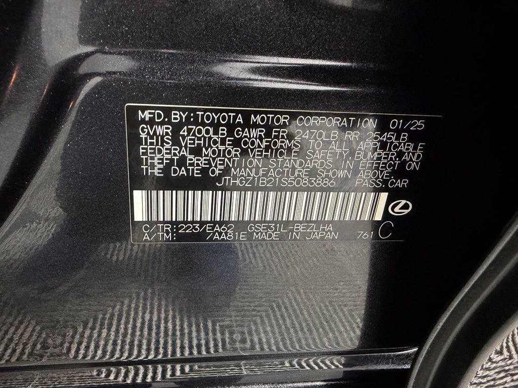Used 2025 Lexus IS 350 F Sport w/ Accessory Package RWD image 24