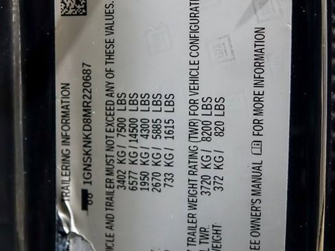 Used 2021 Chevrolet Tahoe LT w/ LT Signature Package image 30