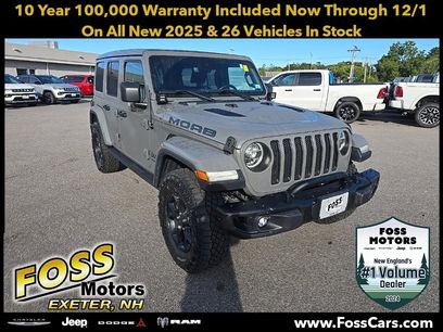 Certified 2019 Jeep Wrangler Unlimited Sahara w/ Quick Order Package 24M Moab