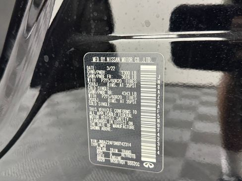 Used 2022 INFINITI QX80 Luxe w/ Cargo Package RWD image 22