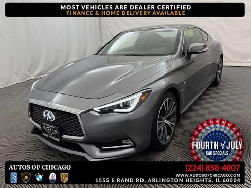 Used 2018 INFINITI Q60 3.0t Luxe w/ Sensory Package 3.0T Luxe AWD/4WD image 1