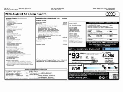 Used 2023 Audi Q4 e-tron Premium w/ Convenience Package
