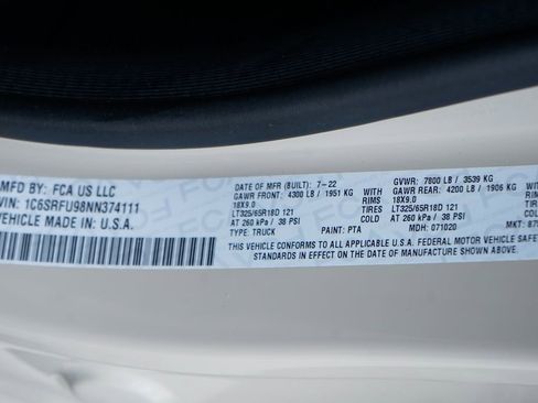 Used 2022 RAM 1500 TRX w/ TRX Level 2 Equipment Group image 70