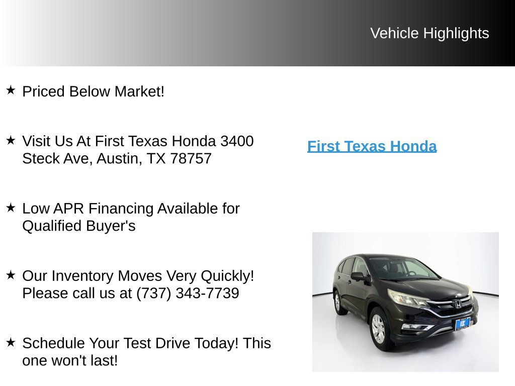 Used 2015 Honda CR-V EX image 9