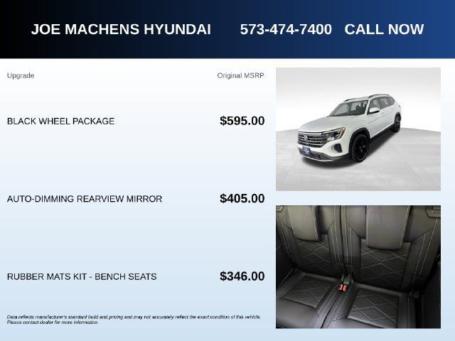 Used 2024 Volkswagen Atlas SE w/ Black Wheel Package AWD/4WD image 5