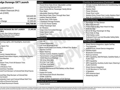 Used 2023 Dodge Durango SXT Launch Edition AWD/4WD image 30