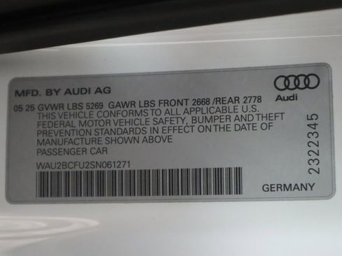 Used 2025 Audi A5 2.0T Premium Plus w/ Premium Plus image 37