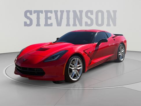 Used 2016 Chevrolet Corvette Stingray Coupe w/ Carbon Flash Badge Package RWD image 1