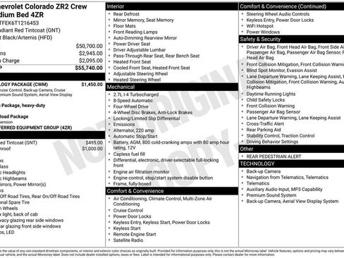 New 2026 Chevrolet Colorado ZR2 w/ Technology Package image 27