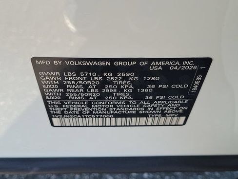 New 2026 Volkswagen Atlas SE FWD image 31