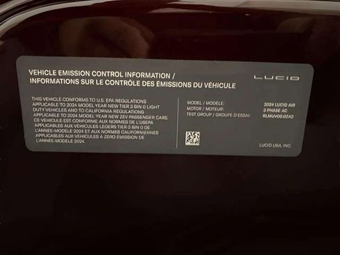Used 2024 Lucid Air Touring image 14