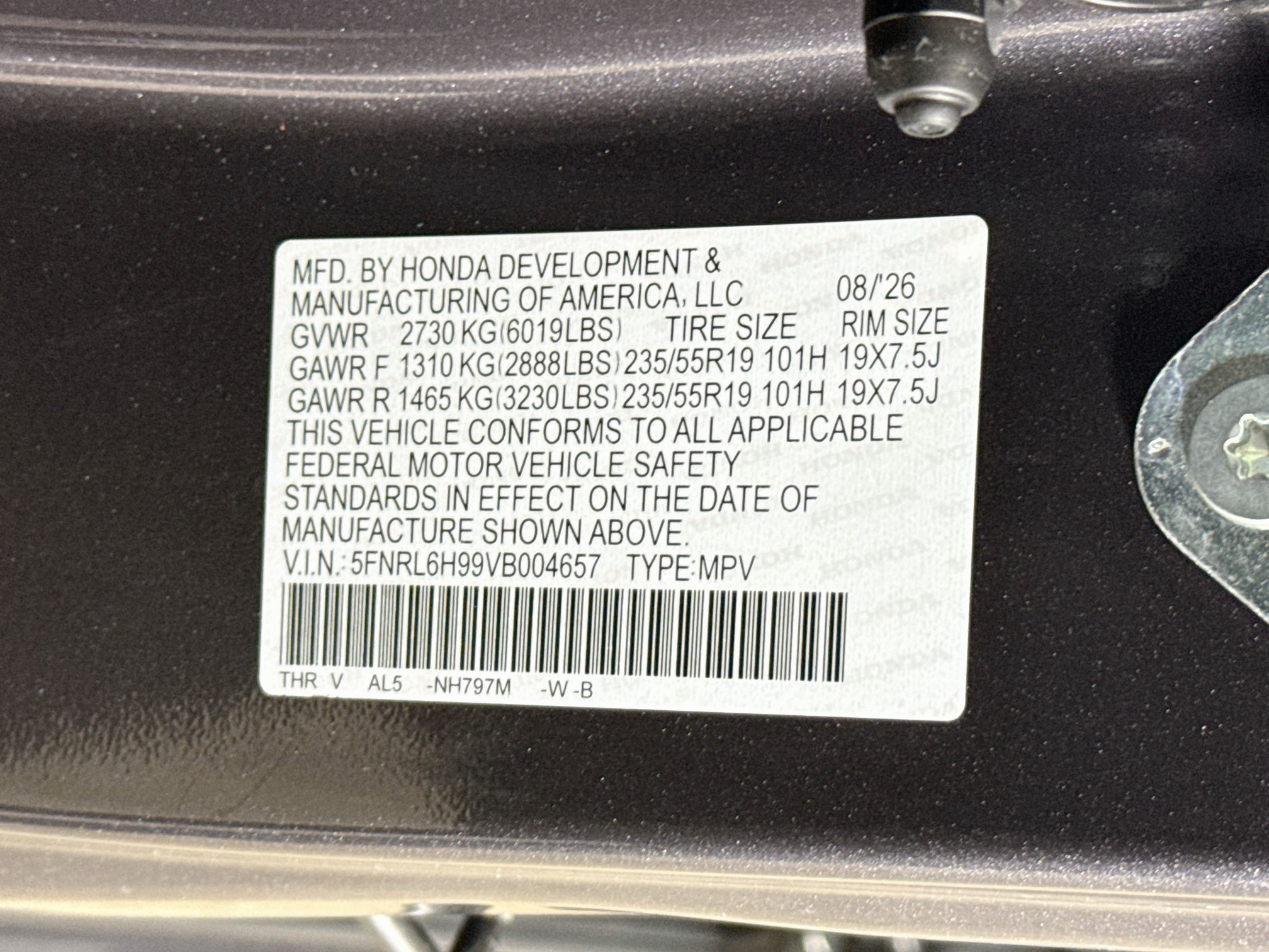 New 2027 Honda Odyssey Elite image 42