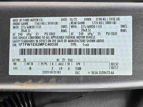 Used 2021 Ford F150 XL w/ STX Appearance Package image 23