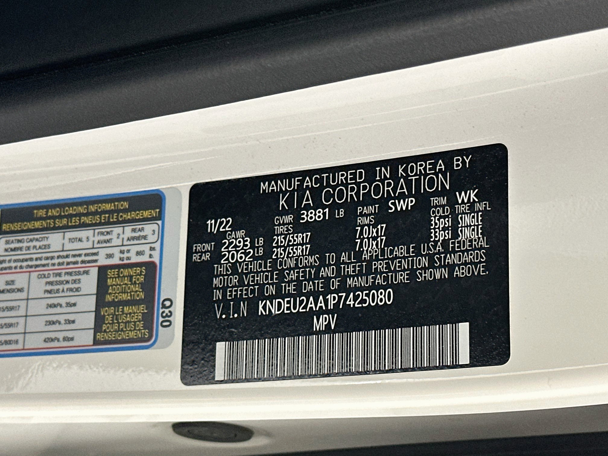 Used 2023 Kia Seltos S FWD image 12