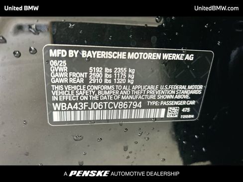 Used 2026 BMW 530i w/ M Sport Package RWD image 24