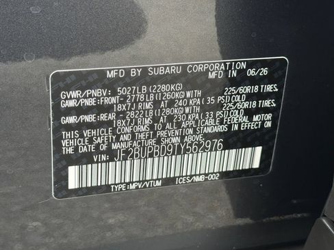 New 2026 Subaru Outback Premium AWD/4WD image 31