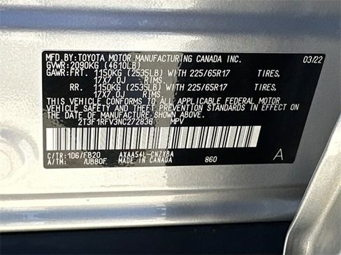 Certified 2022 Toyota RAV4 LE image 30