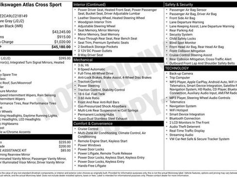 Used 2020 Volkswagen Atlas Cross Sport SEL AWD/4WD image 39