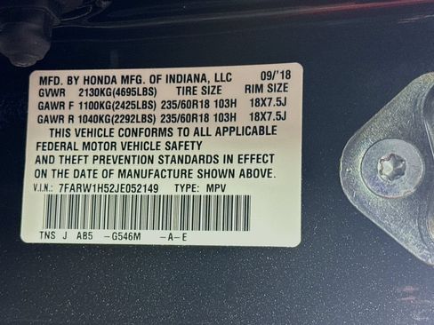 Used 2018 Honda CR-V EX image 30