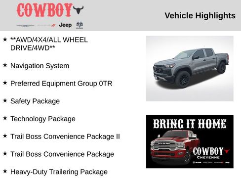 Used 2024 Chevrolet Colorado Trail Boss w/ Technology Package image 5