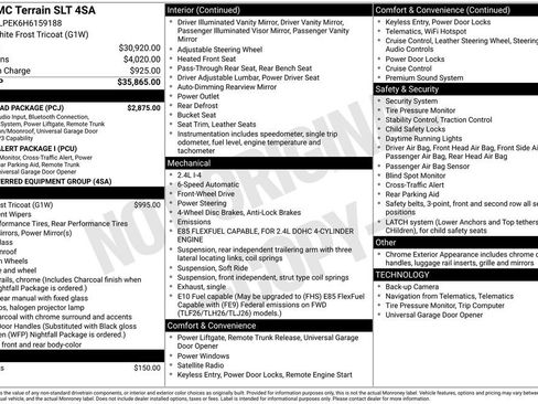 Used 2017 GMC Terrain SLT w/ Open Road Package image 2