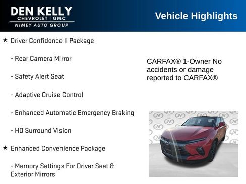 Used 2023 Chevrolet Blazer RS w/ Driver Confidence II Package AWD/4WD image 16