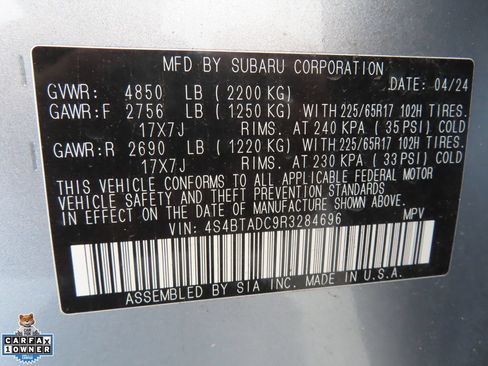 Used 2024 Subaru Outback Premium AWD/4WD image 27