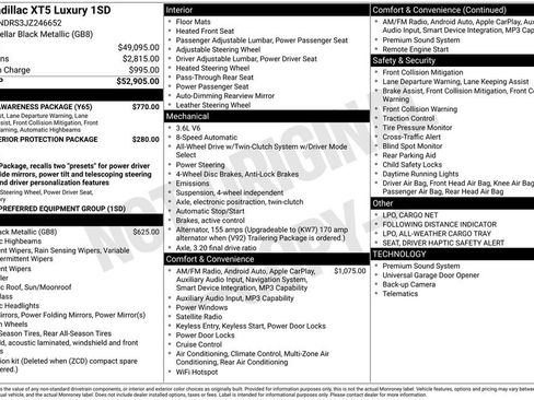 Used 2018 Cadillac XT5 Luxury w/ Driver Awareness Package image 4