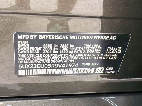 Certified 2024 BMW X5 xDrive40i w/ M Sport Package image 20