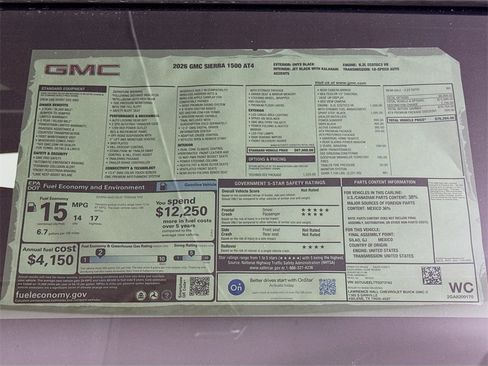 New 2026 GMC Sierra 1500 AT4 w/ AT4 Premium Package image 20