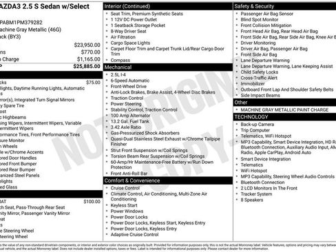Certified 2023 MAZDA MAZDA3 s FWD image 12