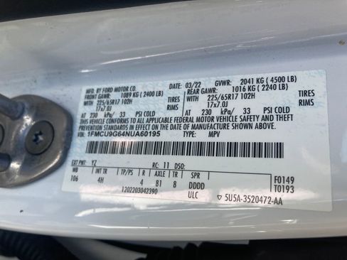 Used 2022 Ford Escape SE w/ Cold Weather Package image 40