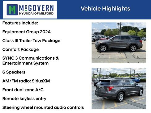 Used 2020 Ford Explorer XLT w/ Equipment Group 202A AWD/4WD image 4