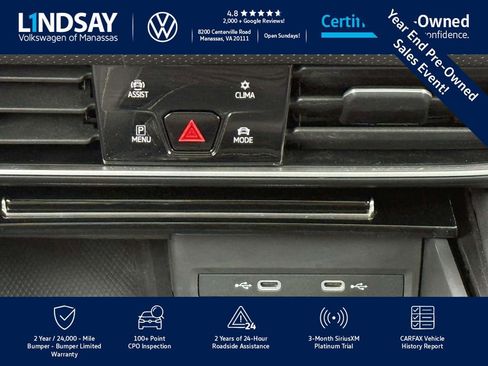 Certified 2024 Volkswagen Atlas Cross Sport SEL image 17