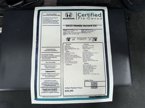 Used 2023 Honda Accord EX image 13