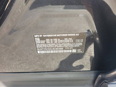 Used 2020 BMW X3 xDrive30i w/ Convenience Package image 17