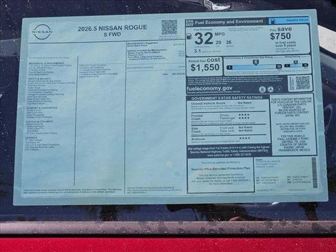 New 2026 Nissan Rogue S FWD image 17