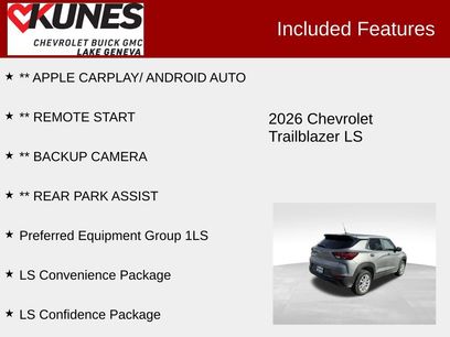 New 2026 Chevrolet TrailBlazer LS w/ LS Convenience Package