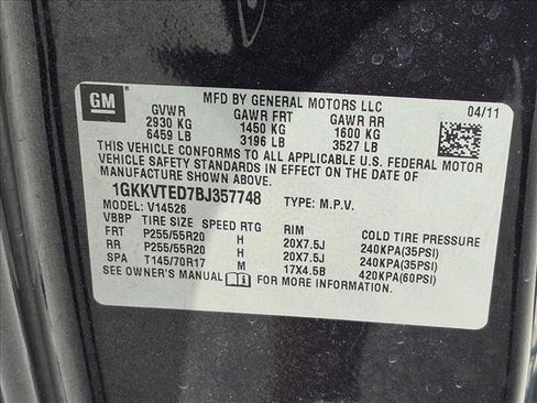 Used 2011 GMC Acadia Denali AWD/4WD image 15