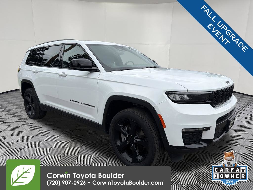 Used 2025 Jeep Grand Cherokee L Limited w/ Black Appearance Package AWD/4WD 360° Tour