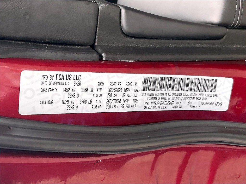 Used 2020 Jeep Grand Cherokee High Altitude AWD/4WD image 35