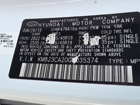 Used 2016 Hyundai Tucson Limited w/ Option Group 03 image 35