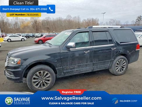 Used 2015 Lincoln Navigator 4WD image 1